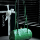 Clutch With Leather Strap