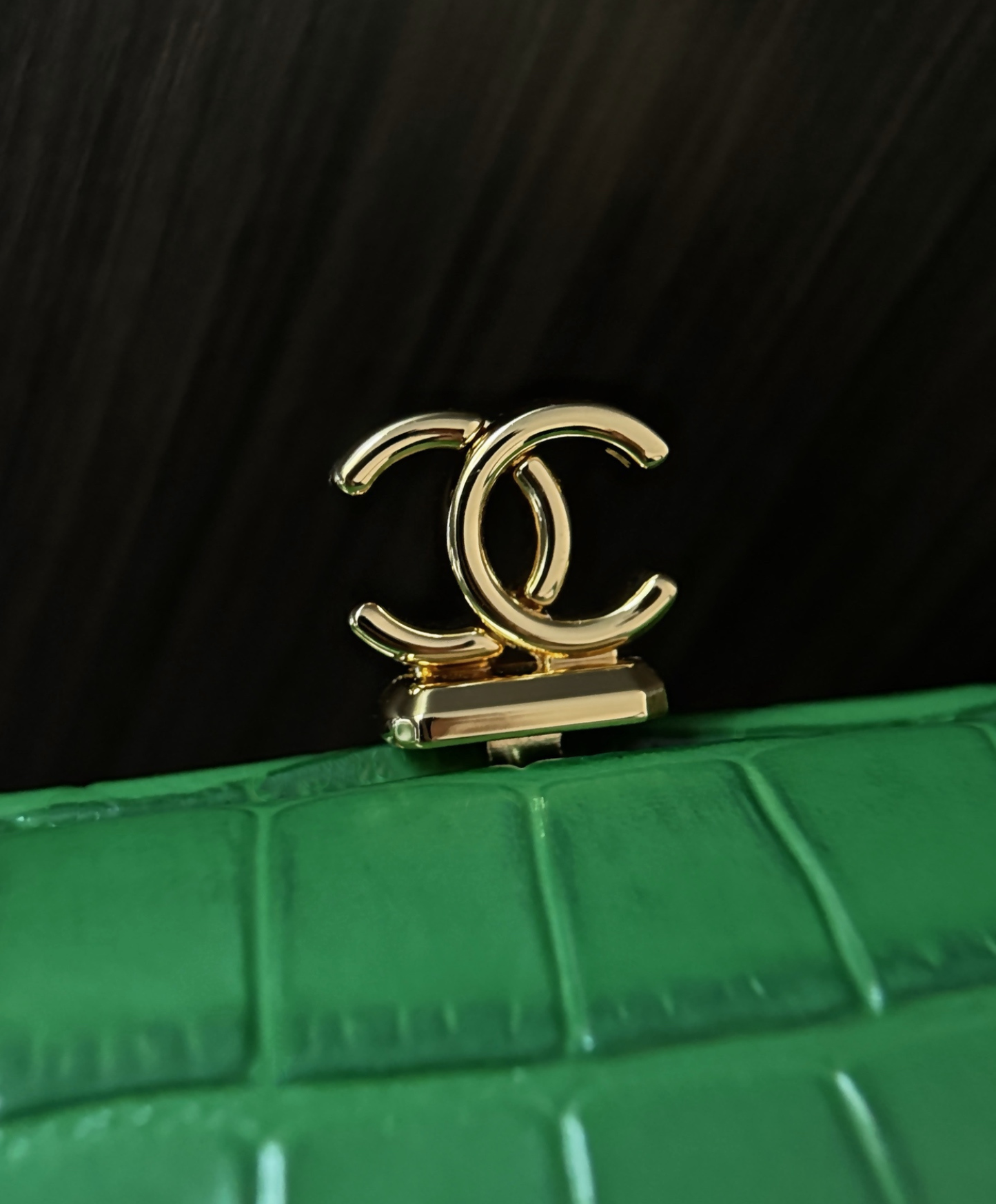 Clutch With Leather Strap
