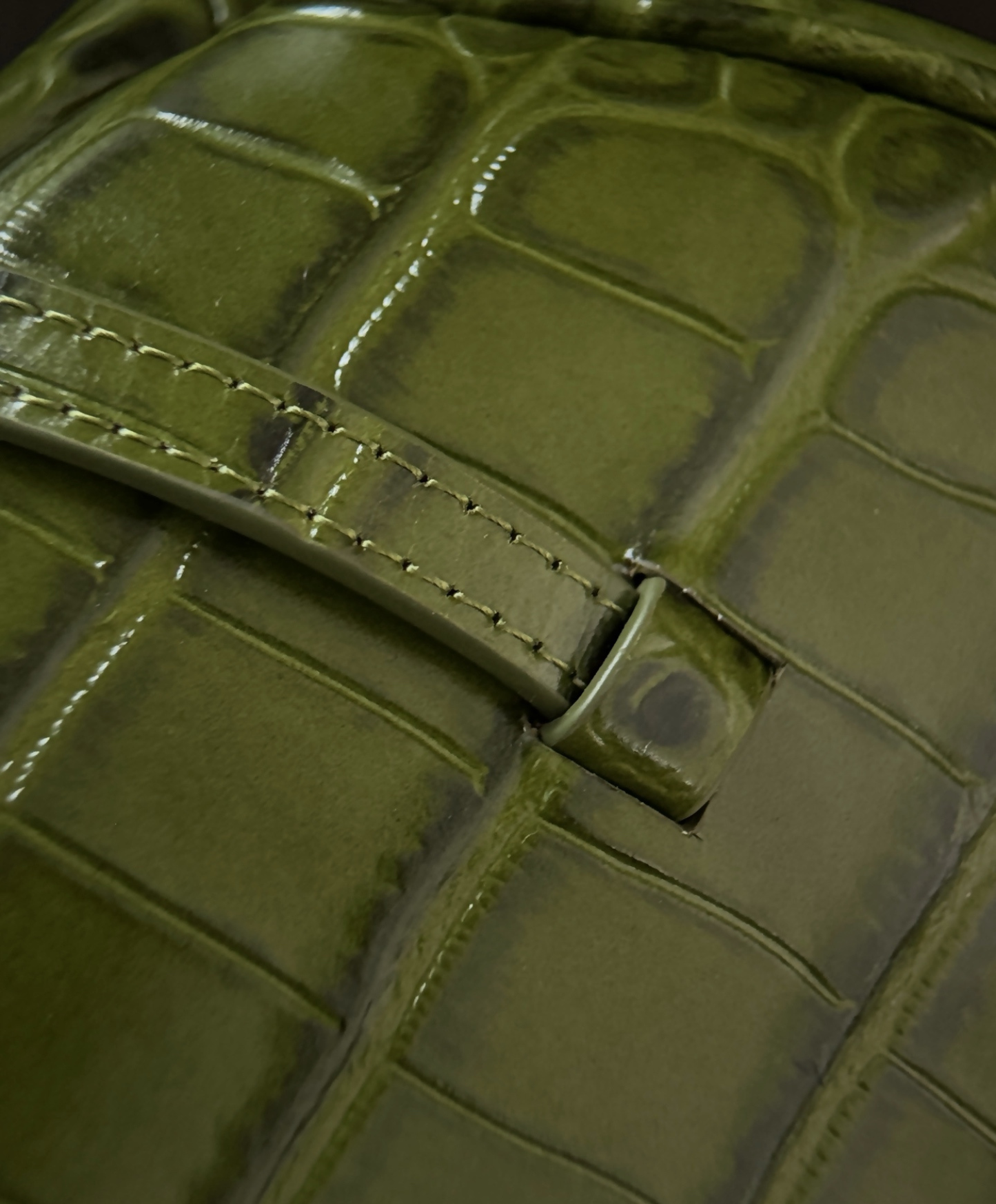 Clutch With Leather Strap
