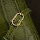 Clutch With Leather Strap