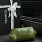 Clutch With Leather Strap