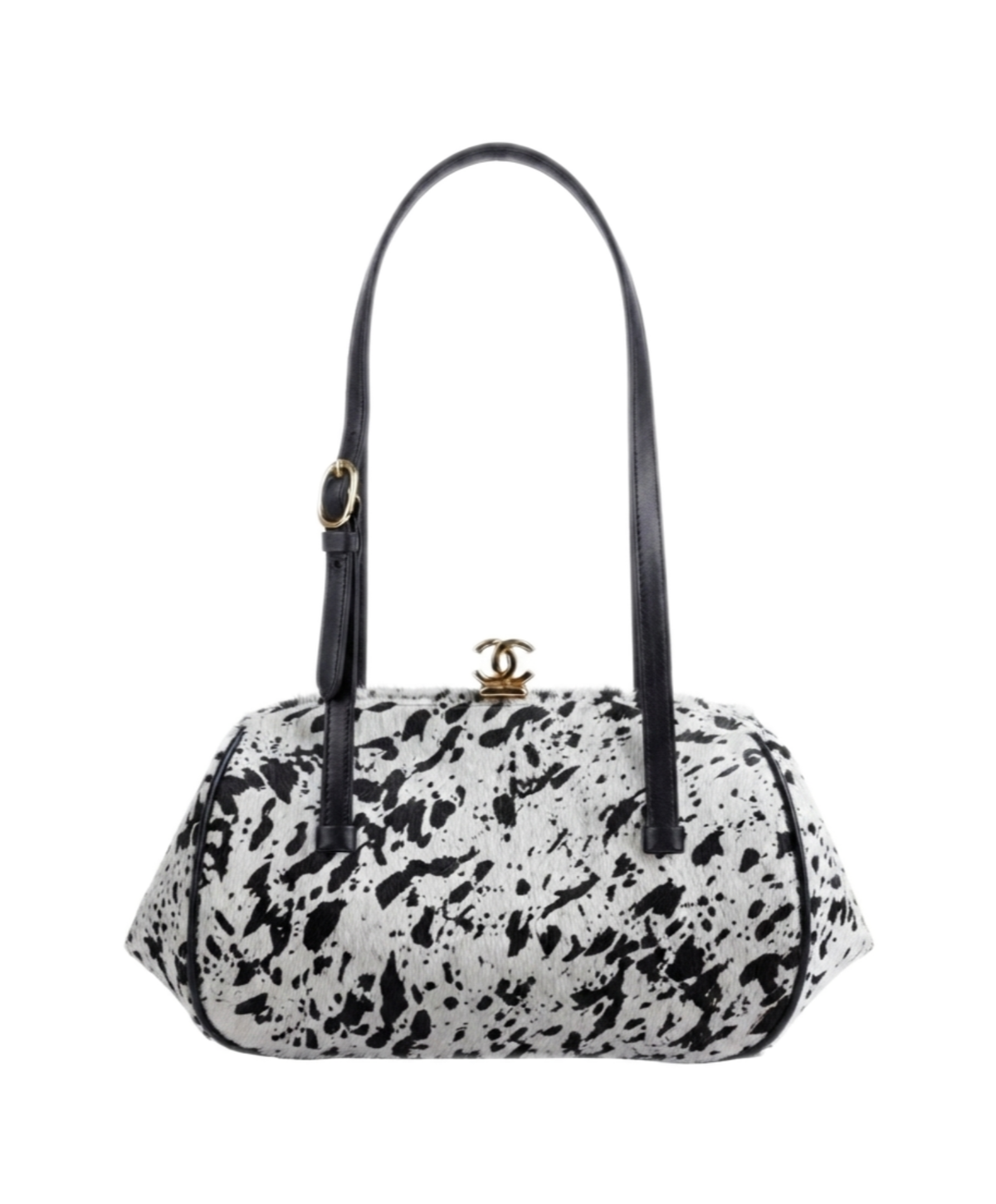 Clutch With Leather Strap