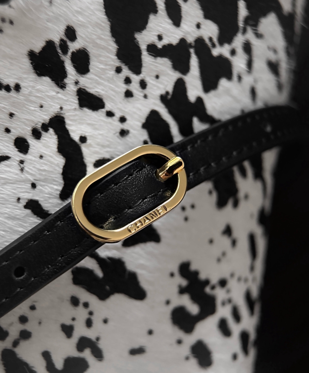 Clutch With Leather Strap