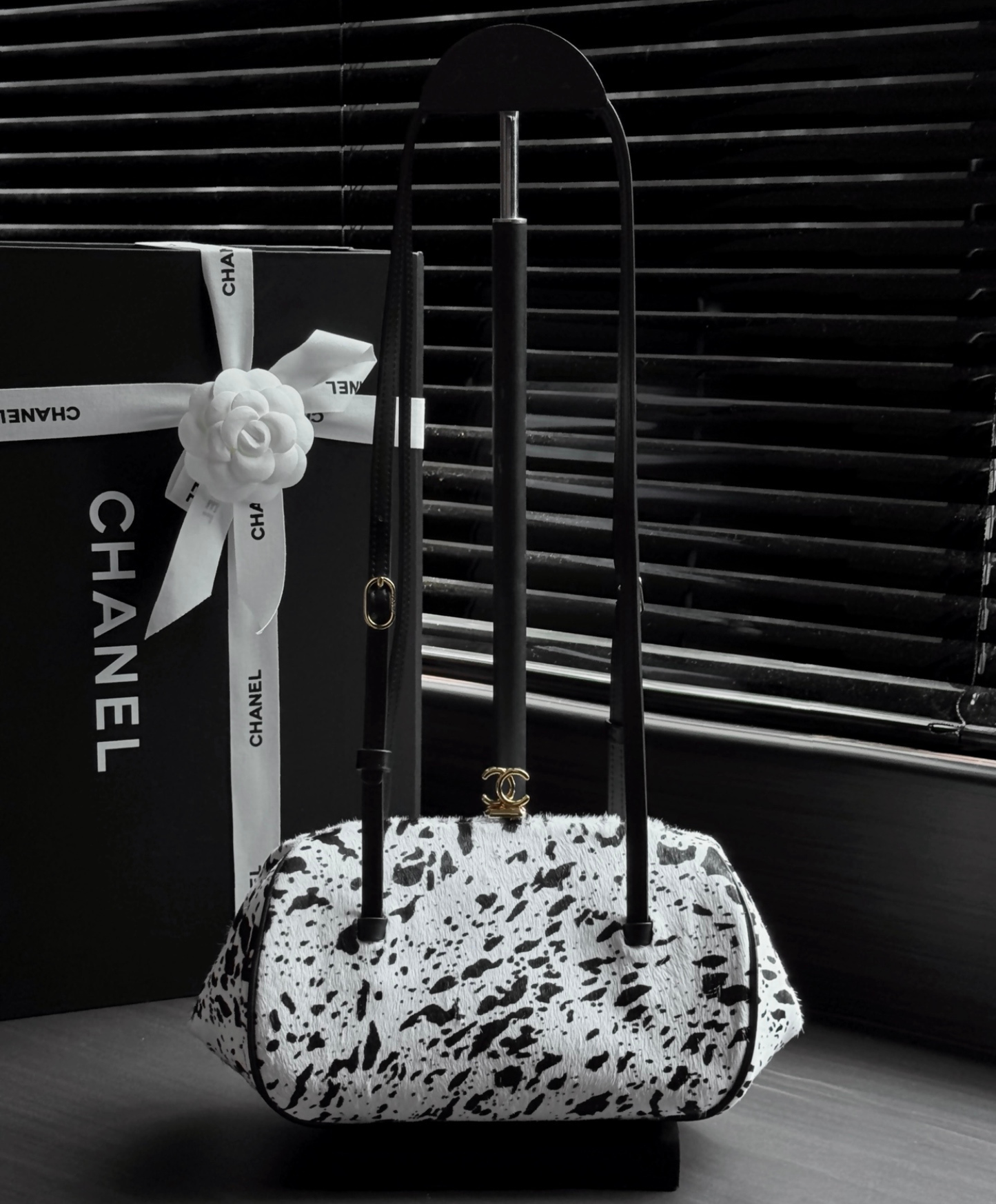 Clutch With Leather Strap