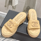 Quilted Leather Wedge Sandal