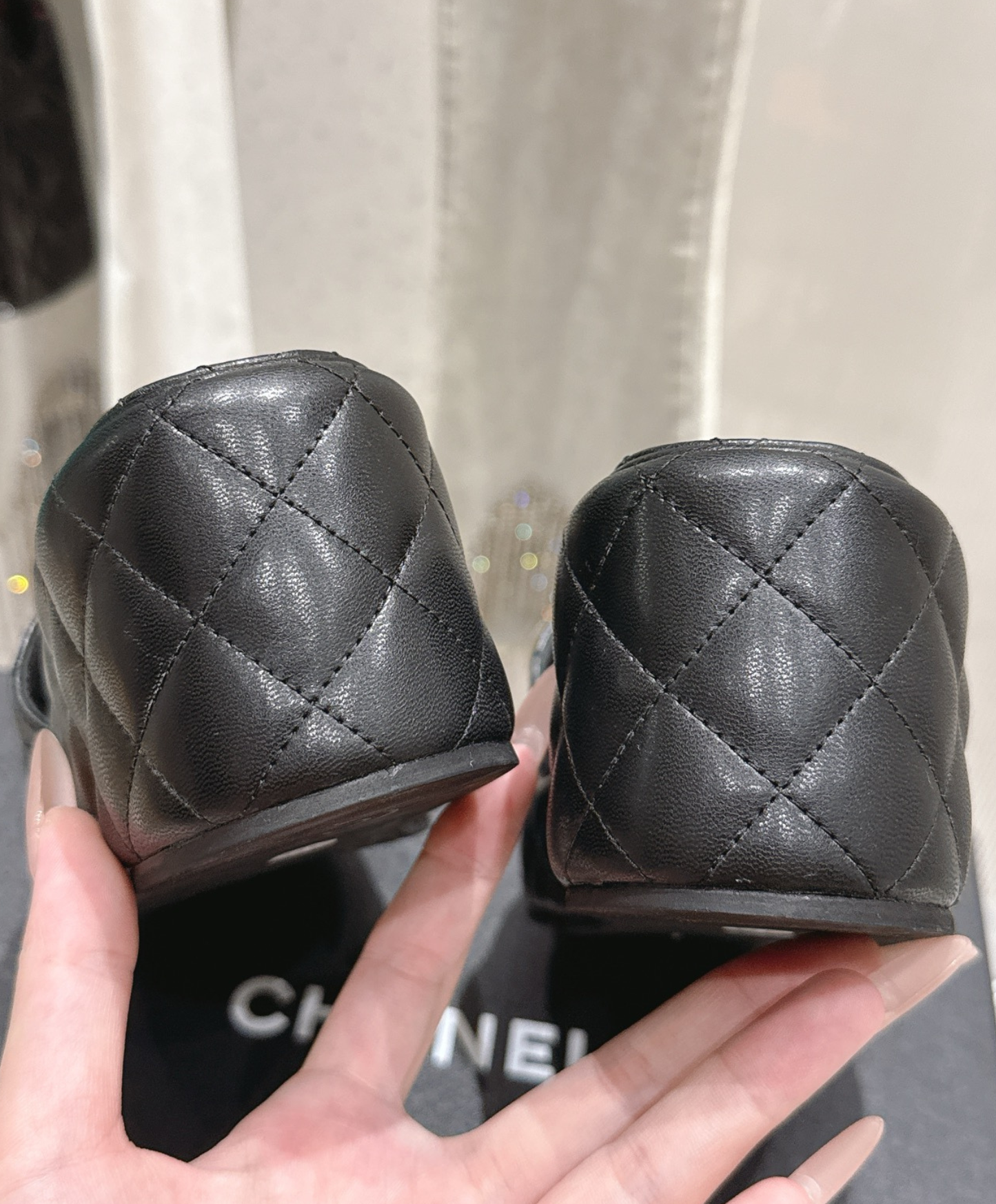 Quilted Leather Wedge Sandal