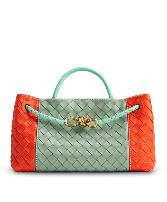 East/West Andiamo Bag in Intrecciato Leather