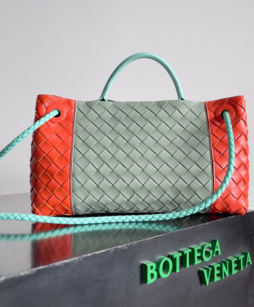 East/West Andiamo Bag in Intrecciato Leather