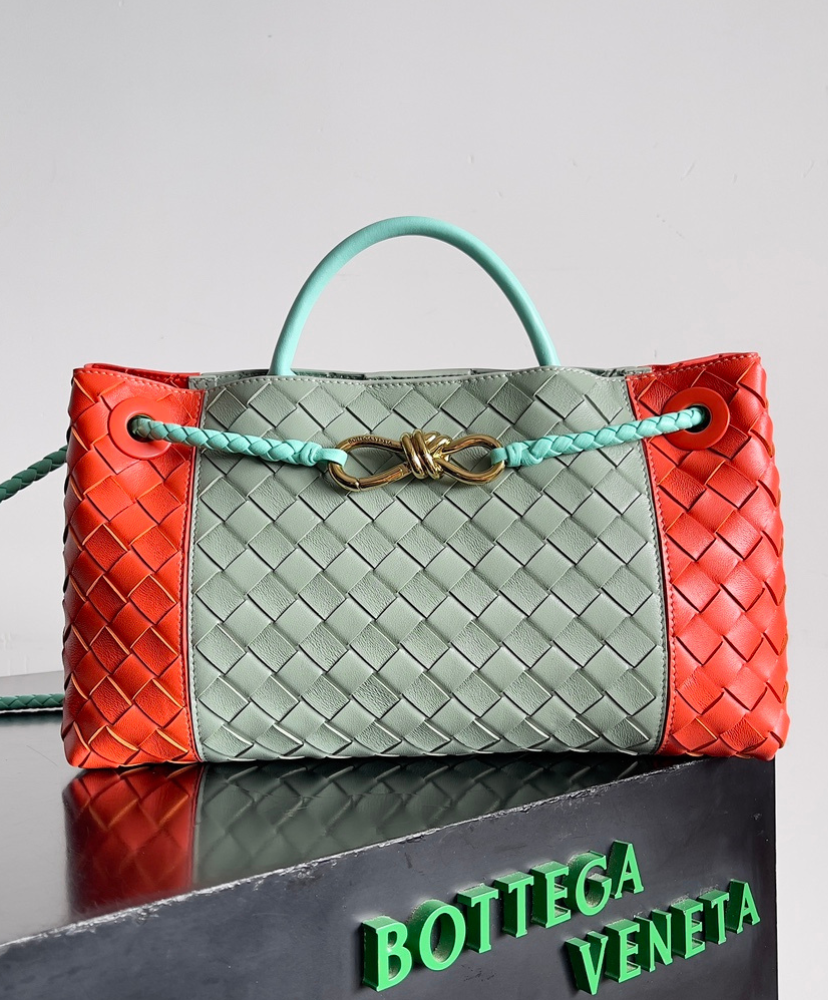East/West Andiamo Bag in Intrecciato Leather