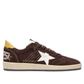Golden Goose Ball Star Chocolate Suede