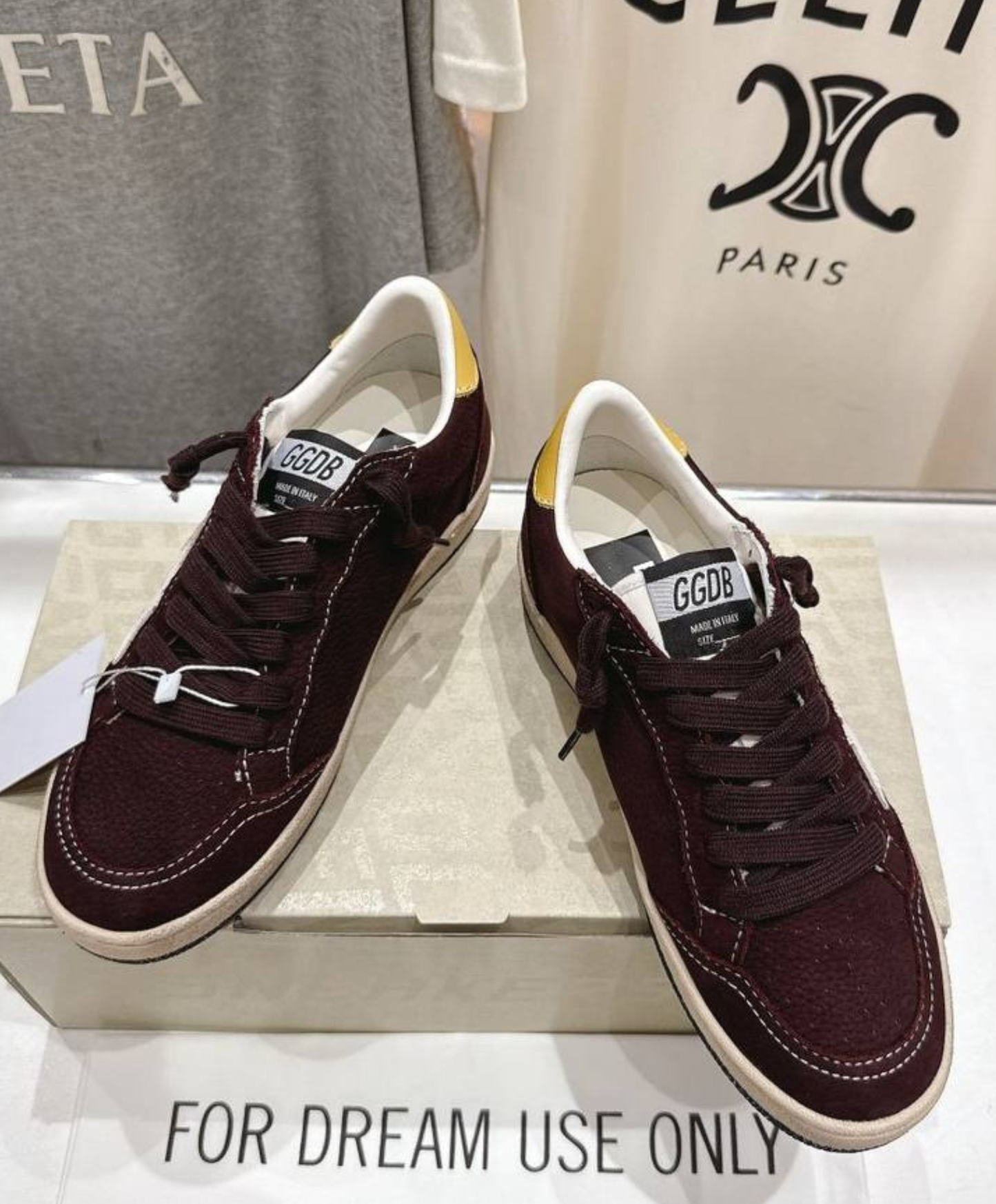 Golden Goose Ball Star Chocolate Suede