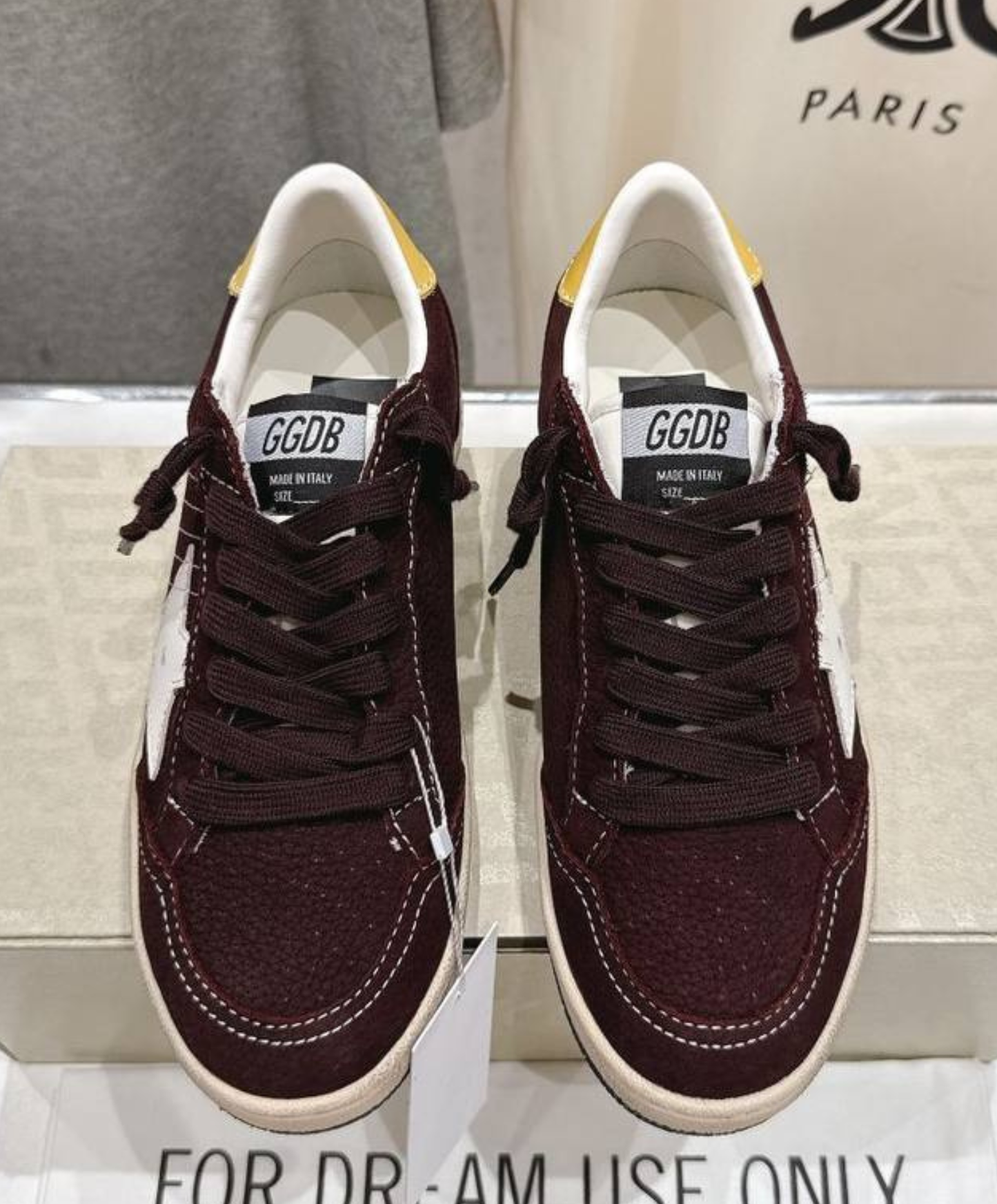 Golden Goose Ball Star Chocolate Suede