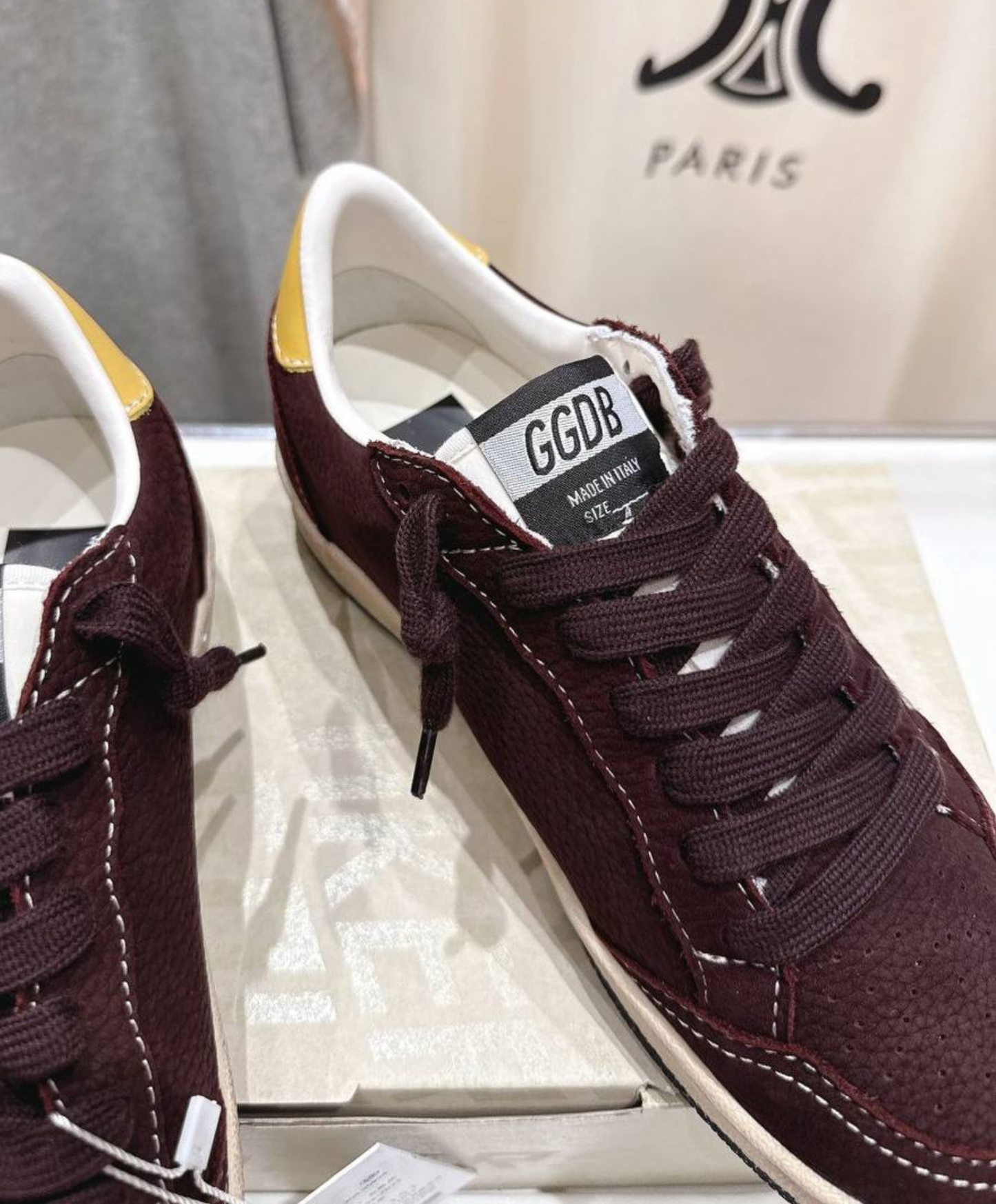 Golden Goose Ball Star Chocolate Suede