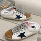 Golden Goose Super-Star Mule Blue Glitter