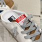 Golden Goose Super-Star Mule Blue Glitter