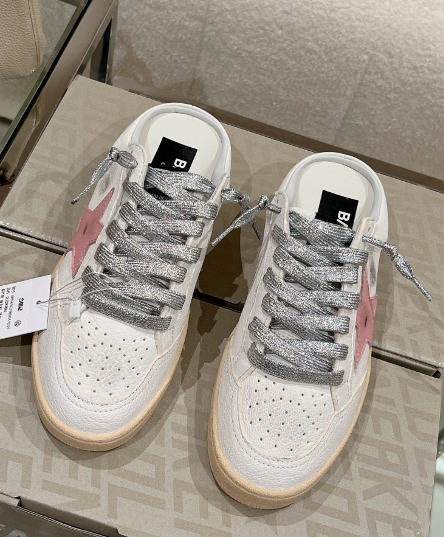 Golden Goose Super-Star Mule Pink