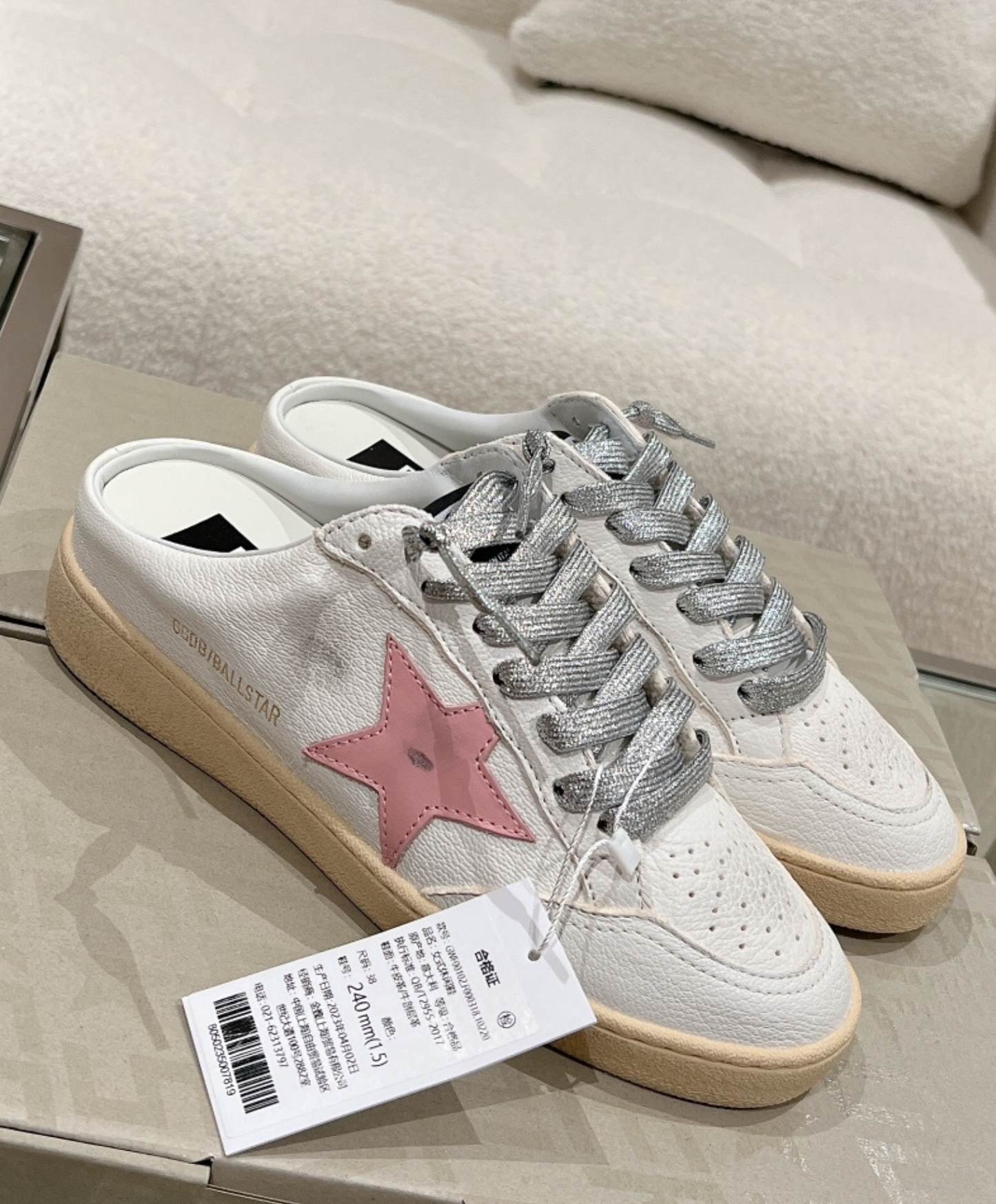 Golden Goose Super-Star Mule Pink