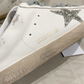 Golden Goose Super-Star Mule Silver Glitter