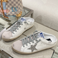 Golden Goose Super-Star Mule Silver Glitter