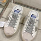 Golden Goose Super-Star Mule Silver Glitter