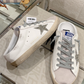 Golden Goose Super-Star Mule Silver Glitter