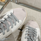 Golden Goose Super-Star Mule Silver Glitter