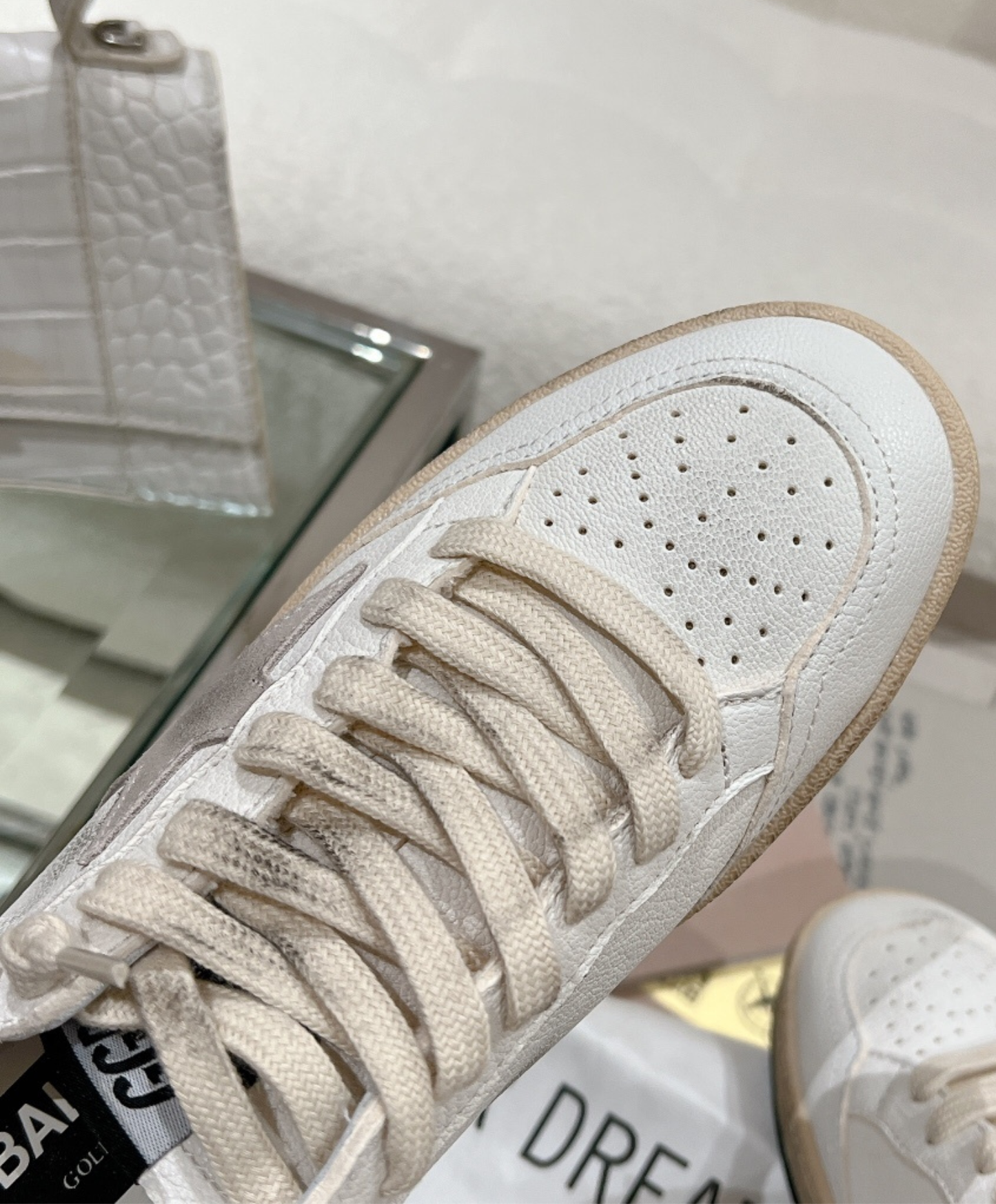 Golden Goose Super-Star Mule Silver