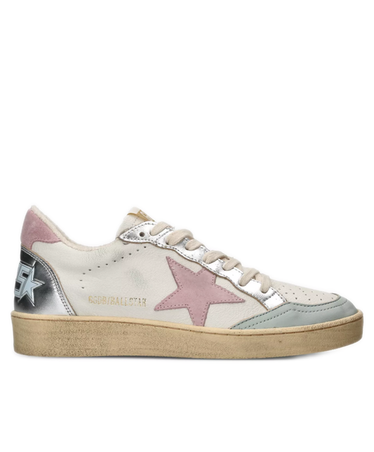 Golden Goose Ball Star Pink & Silver
