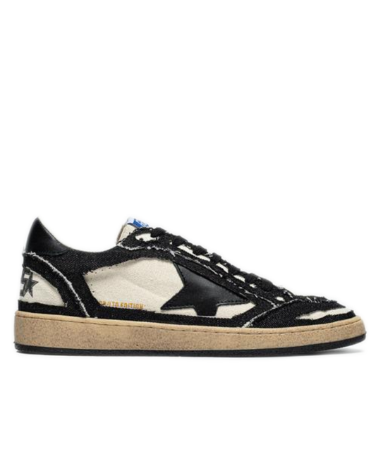 Golden Goose Ball Star Raw-Edge Noir
