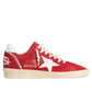 Golden Goose Ball Star Vivid Red Suede