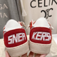 Golden Goose Ball Star Vivid Red Suede