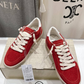 Golden Goose Ball Star Vivid Red Suede