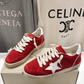 Golden Goose Ball Star Vivid Red Suede