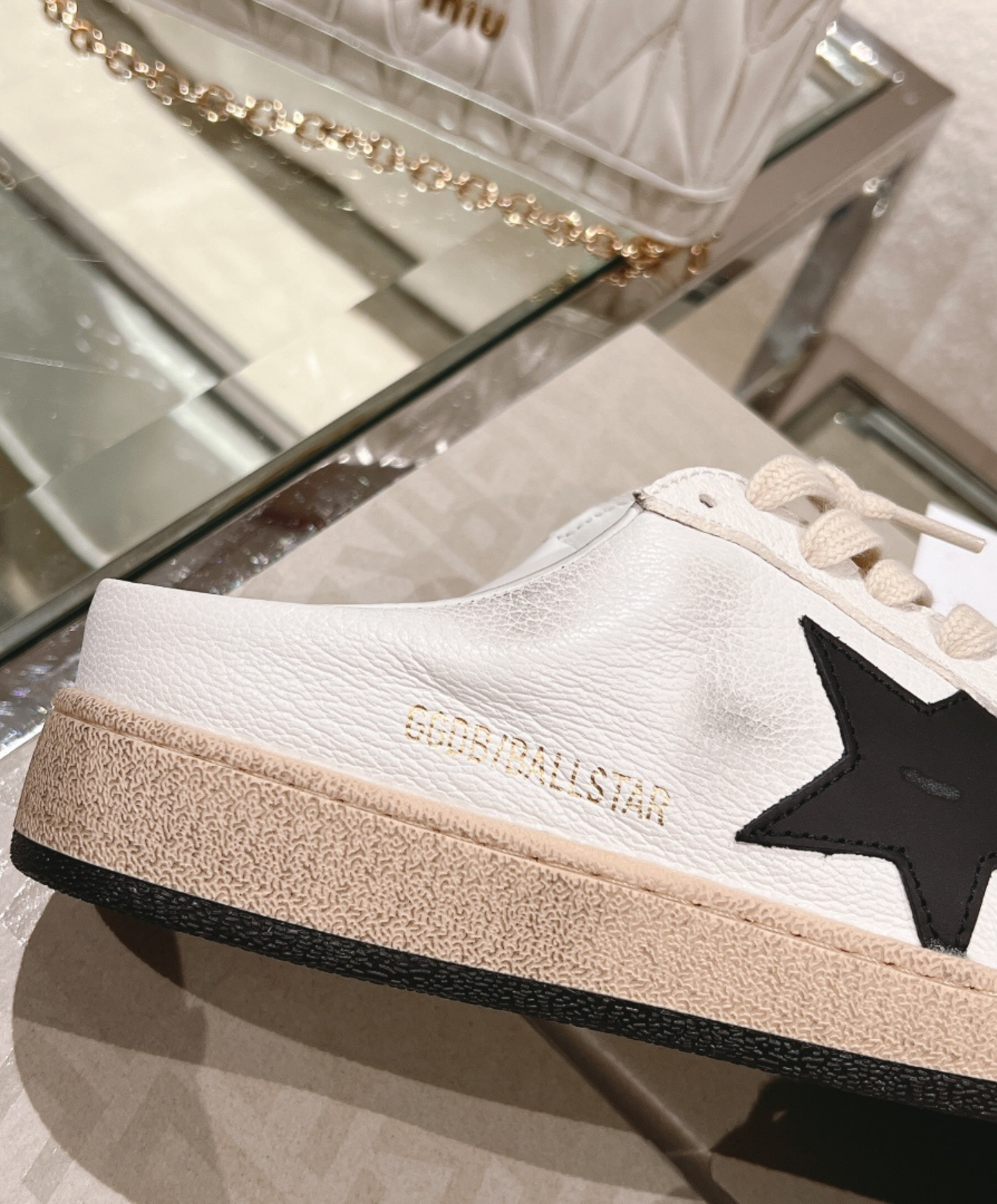 Golden Goose Sabot Ball Star Classic Leather