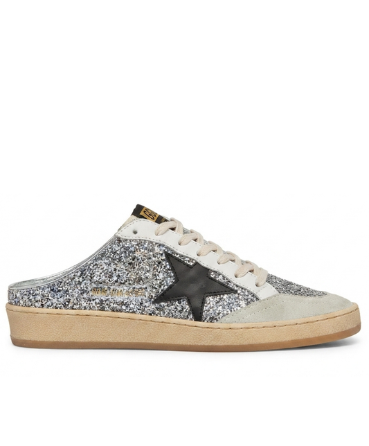 Golden Goose Sabot Glitter Ball Star