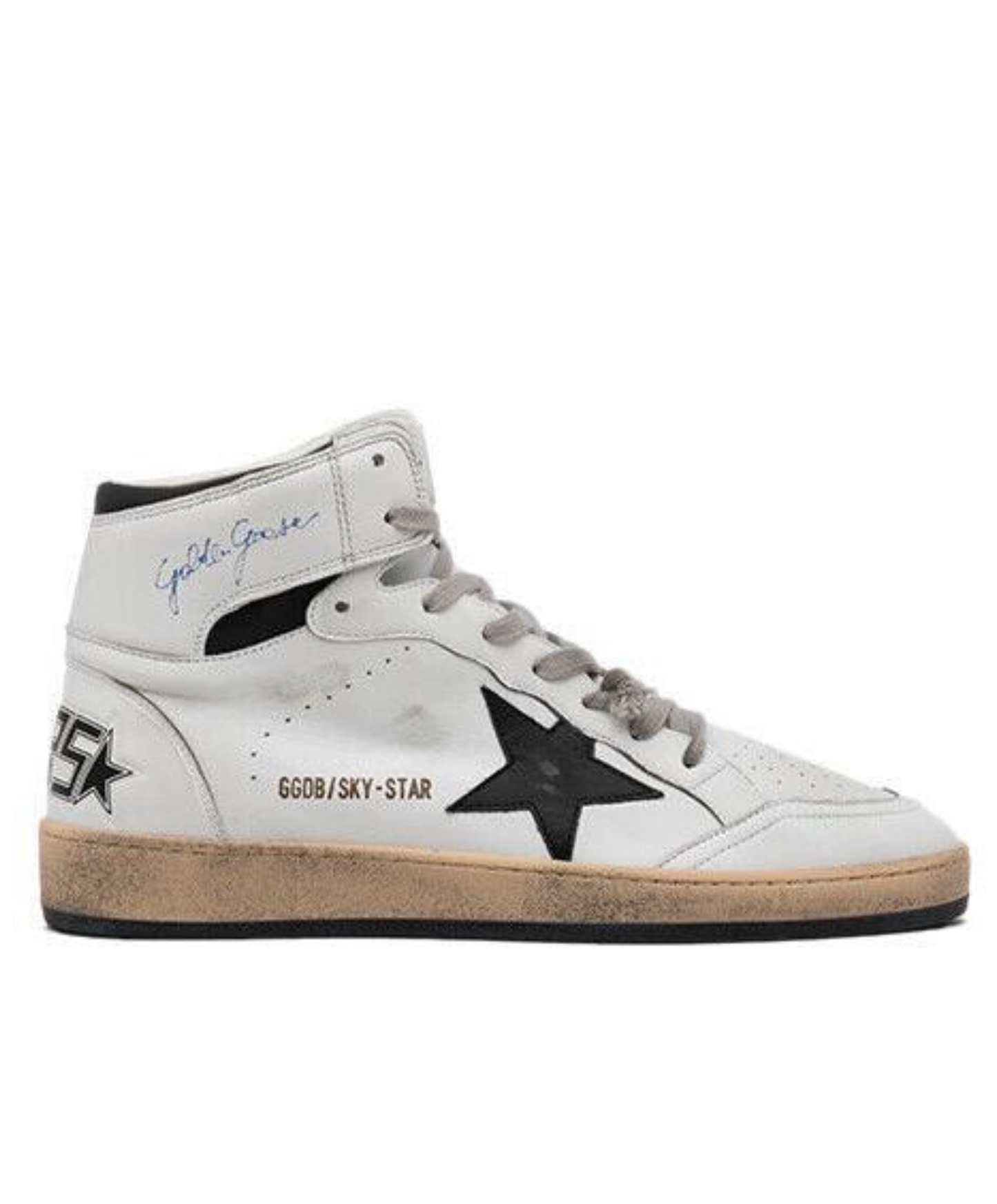 Golden Goose Sky-Star High-Top White & Black