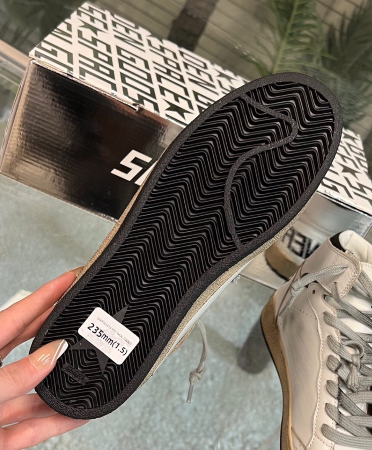Golden Goose Sky-Star High-Top White & Black