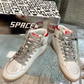 Golden Goose Sky-Star High-Top White & Red