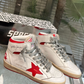 Golden Goose Sky-Star High-Top White & Red