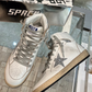Golden Goose Sky-Star High-Top Silver Glitter