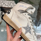 Golden Goose Sky-Star High-Top Silver Glitter