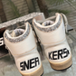 Golden Goose Sky-Star High-Top Silver Glitter