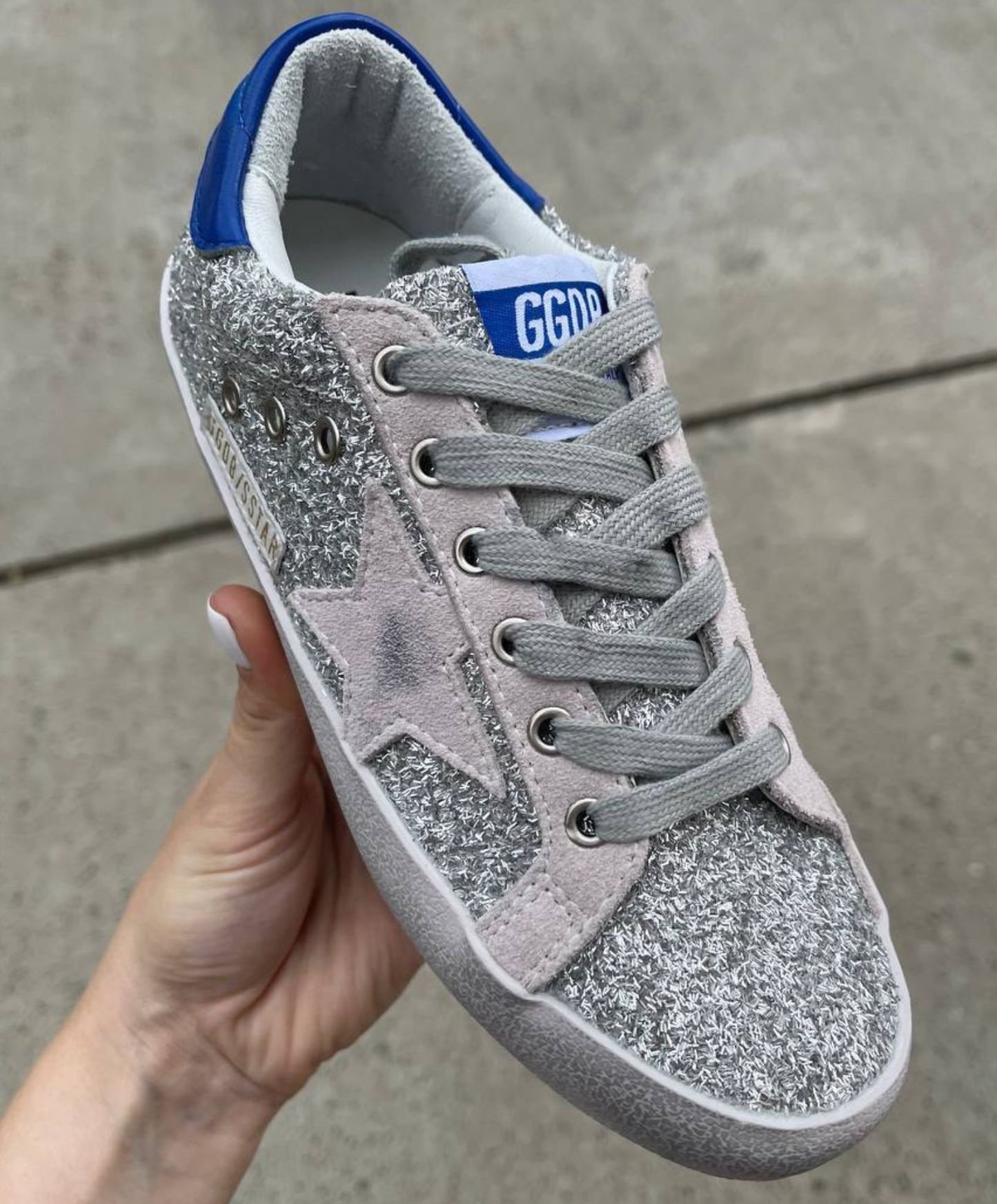 Golden Goose "Super-Star Silver Sparkle" Edition