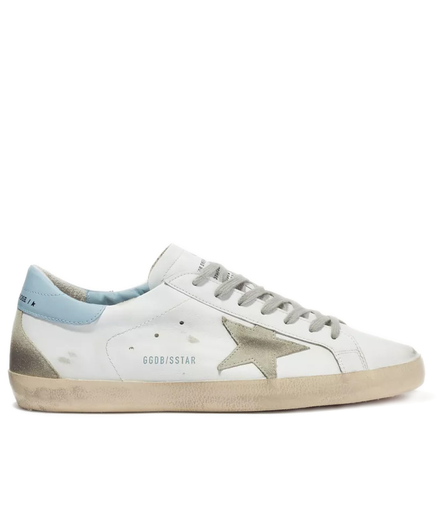 Golden Goose Super-Star Light Blue Heel