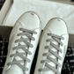 Golden Goose Super-Star Silver Metallic Heel