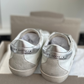 Golden Goose Super-Star Silver Metallic Heel