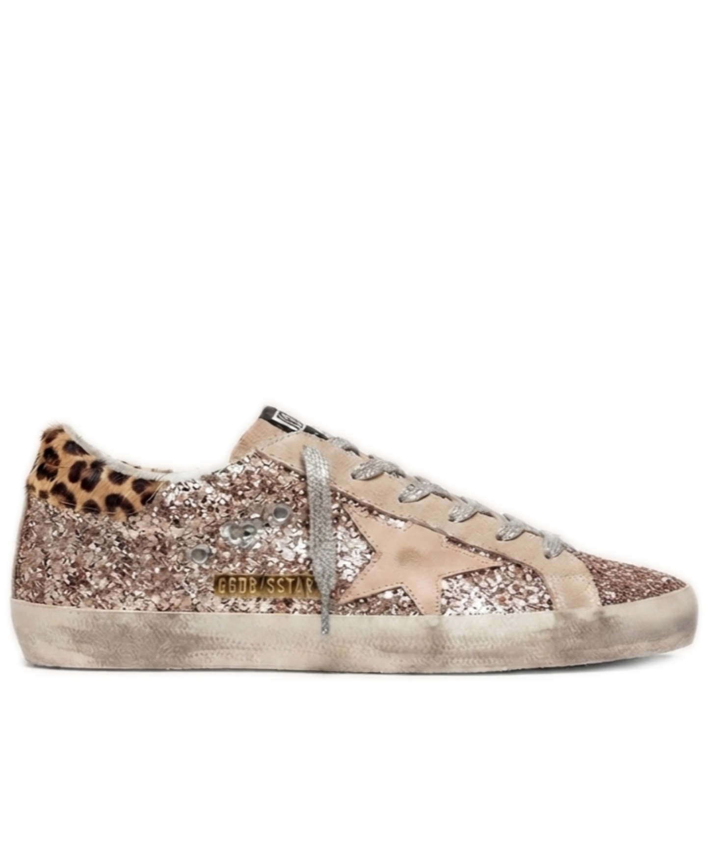 Golden Goose Super-Star Glitter & Leopard Luxury