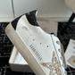 Golden Goose Super-Star Gold & Black Glitter