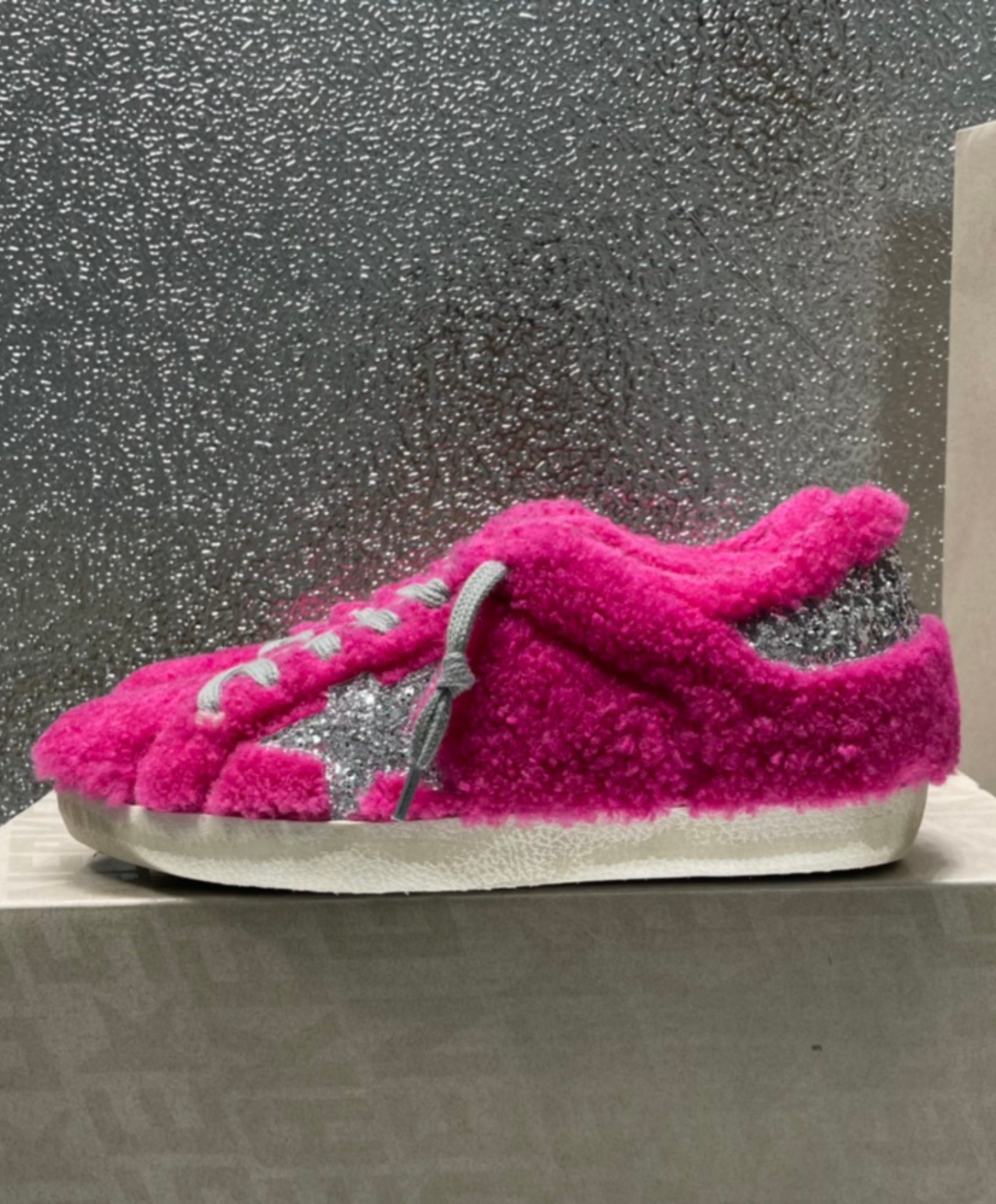 Golden Goose Super-Star Fuchsia Glam Shearling