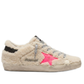 Golden Goose Super-Star Plush Shearling & Neon Accent